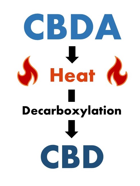 CBDA_CBD_decarboxylation_hemp_cannabis_flower