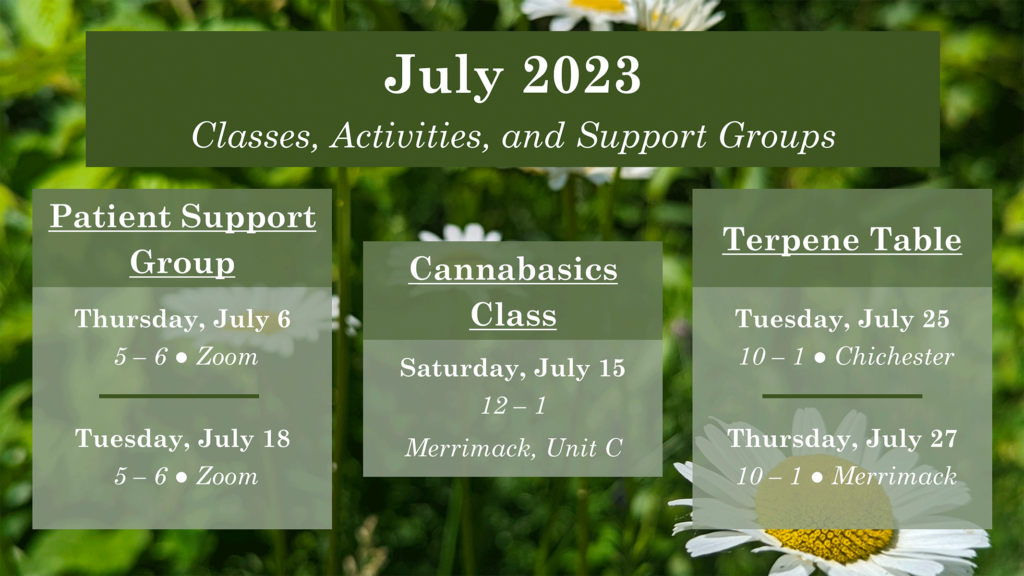July 2023 Education Events Calendar