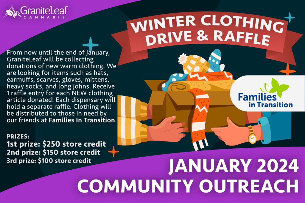 Winter Clothing Drive and Raffle January 2024