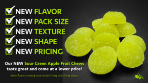 New GraniteLeaf Sour Apple Fruit Chews