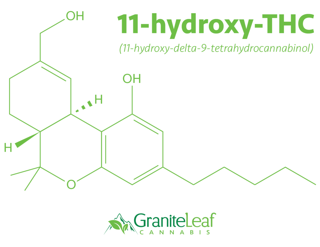 molecular structure of 11-hydroxy-THC