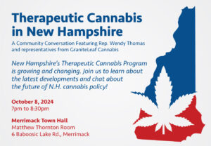 Therapeutic Cannabis in New Hampshire Community Conversation with Rep. Thomas