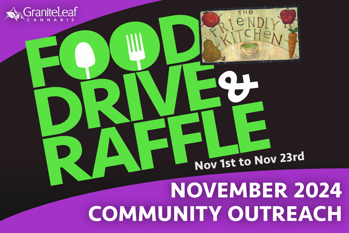 November Food Drive and Raffle 2024