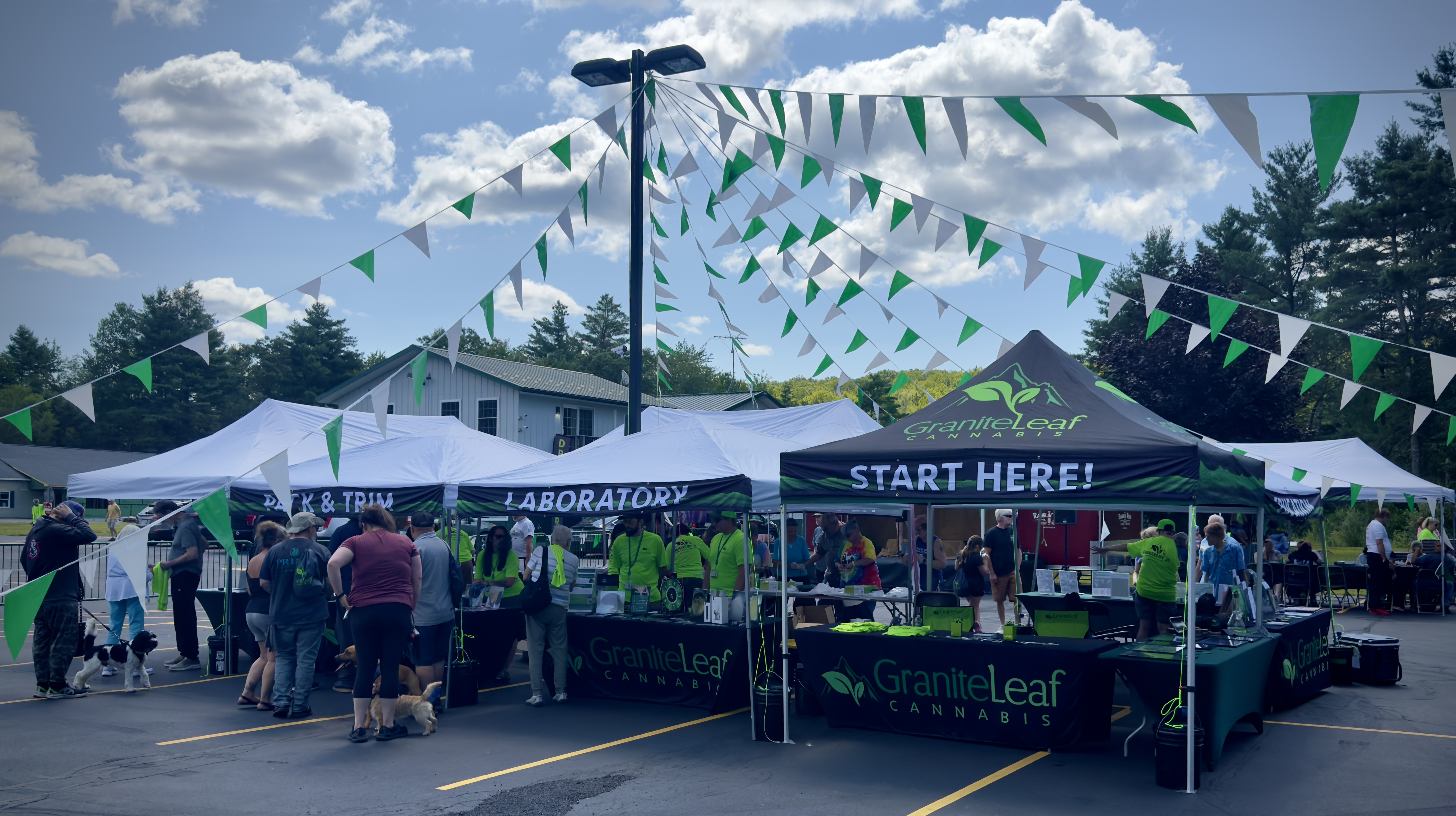 Cannaversary event tents