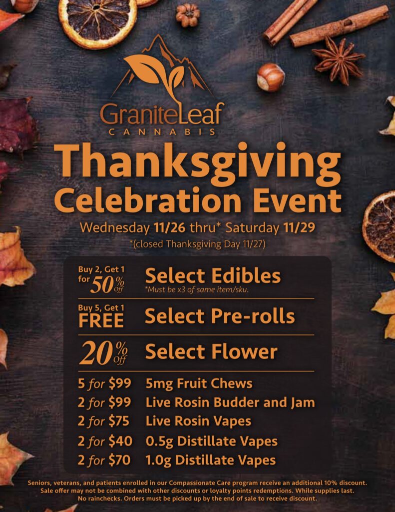 Thanksgiving Sale flyer