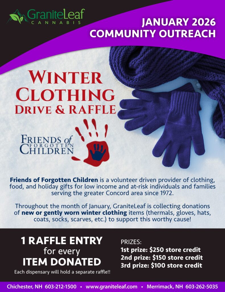 Winter Clothing Drive and Raffle Flyer