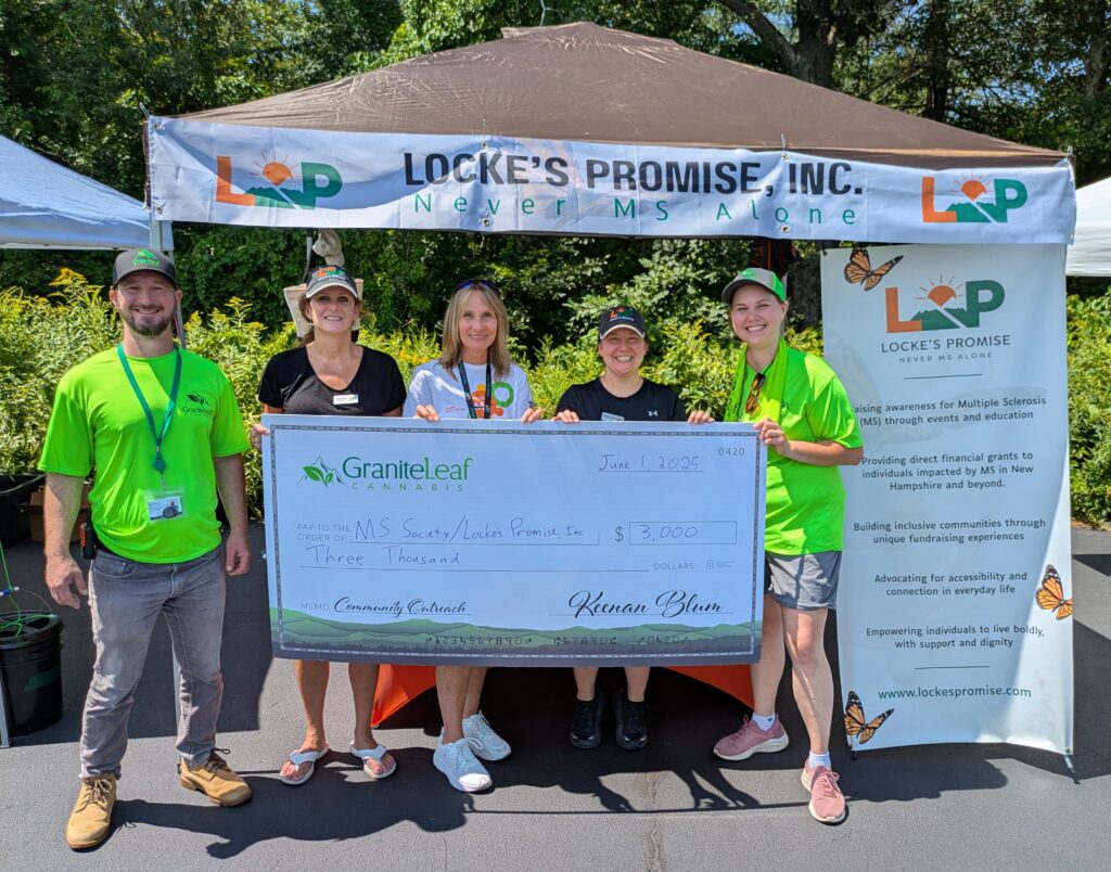 giant check photo with Locke's Promise