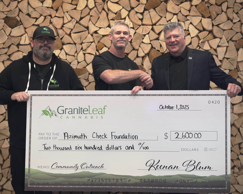Azimuth Check Foundation giant check photo