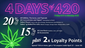 Four Days of 420 Sale 2026