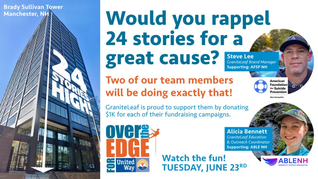 Alicia and Steve are going "Over the Edge"!
