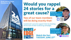 Alicia and Steve are going "Over the Edge"!
