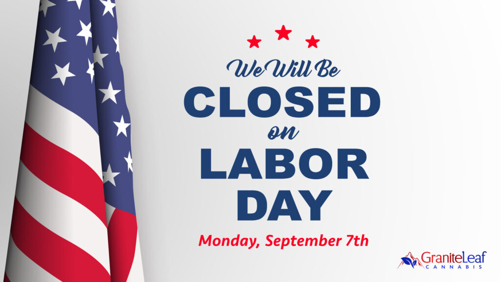Closed for Labor Day 9/7