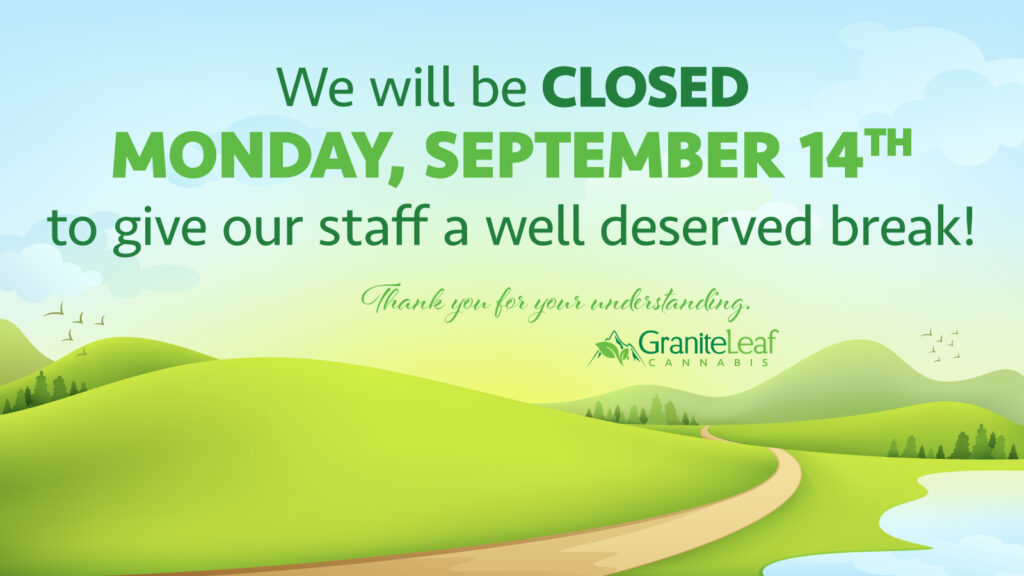 Closed Monday, 9/14