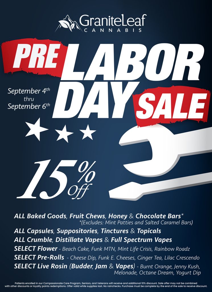 Pre-Labor Day Sale details